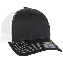 Load image into Gallery viewer, OTTO CAP 5 Panel Low Profile Mesh Back Trucker Hat - iBlankCaps.com - Blank Hats &amp; Caps Super Store
