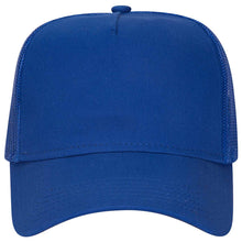 Load image into Gallery viewer, OTTO CAP 5 Panel Low Profile Mesh Back Trucker Hat - iBlankCaps.com - Blank Hats &amp; Caps Super Store
