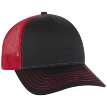 Load image into Gallery viewer, OTTO CAP 5 Panel Low Profile Mesh Back Trucker Hat - iBlankCaps.com - Blank Hats &amp; Caps Super Store
