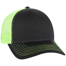 Load image into Gallery viewer, OTTO CAP 5 Panel Low Profile Mesh Back Trucker Hat - iBlankCaps.com - Blank Hats &amp; Caps Super Store
