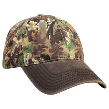 Load image into Gallery viewer, OTTO CAP Camouflage 6 Panel Low Profile Baseball Cap
