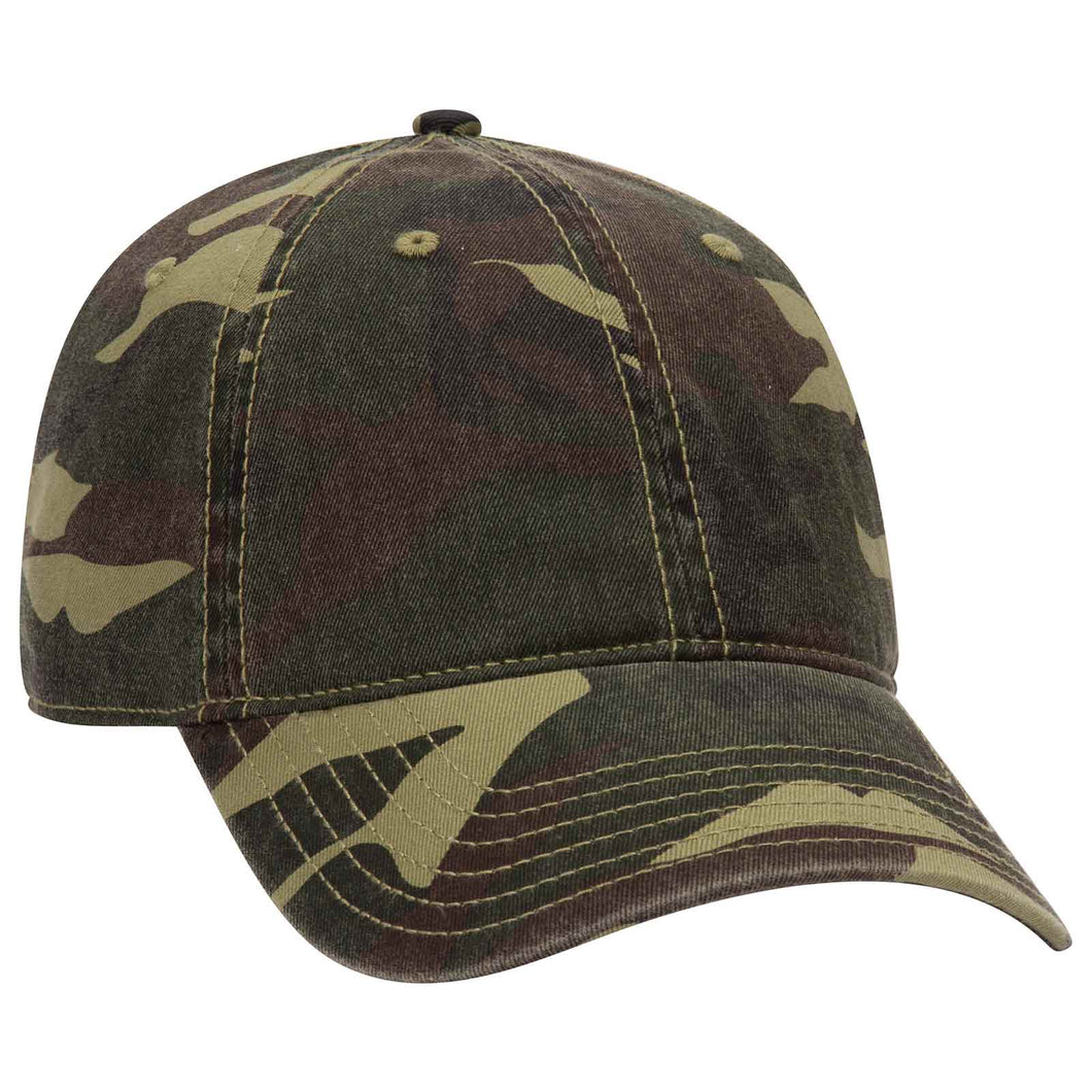OTTO CAP Camouflage 6 Panel Low Profile Baseball Cap