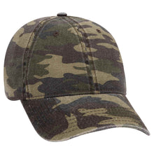 Load image into Gallery viewer, OTTO CAP Camouflage 6 Panel Low Profile Baseball Cap
