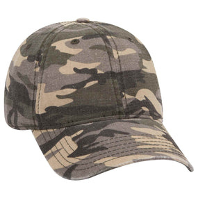 OTTO CAP Camouflage 6 Panel Low Profile Baseball Cap