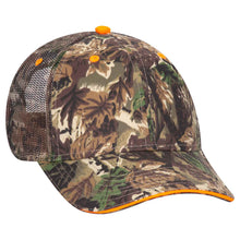 Load image into Gallery viewer, OTTO CAP Camouflage 6 Panel Low Profile Mesh Back Trucker Hat
