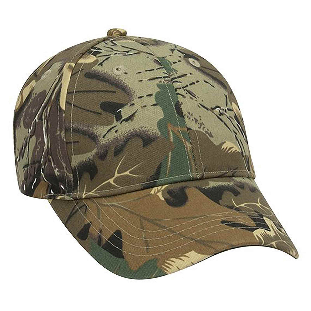 OTTO CAP Camouflage Youth 6 Panel Low Profile Baseball Cap