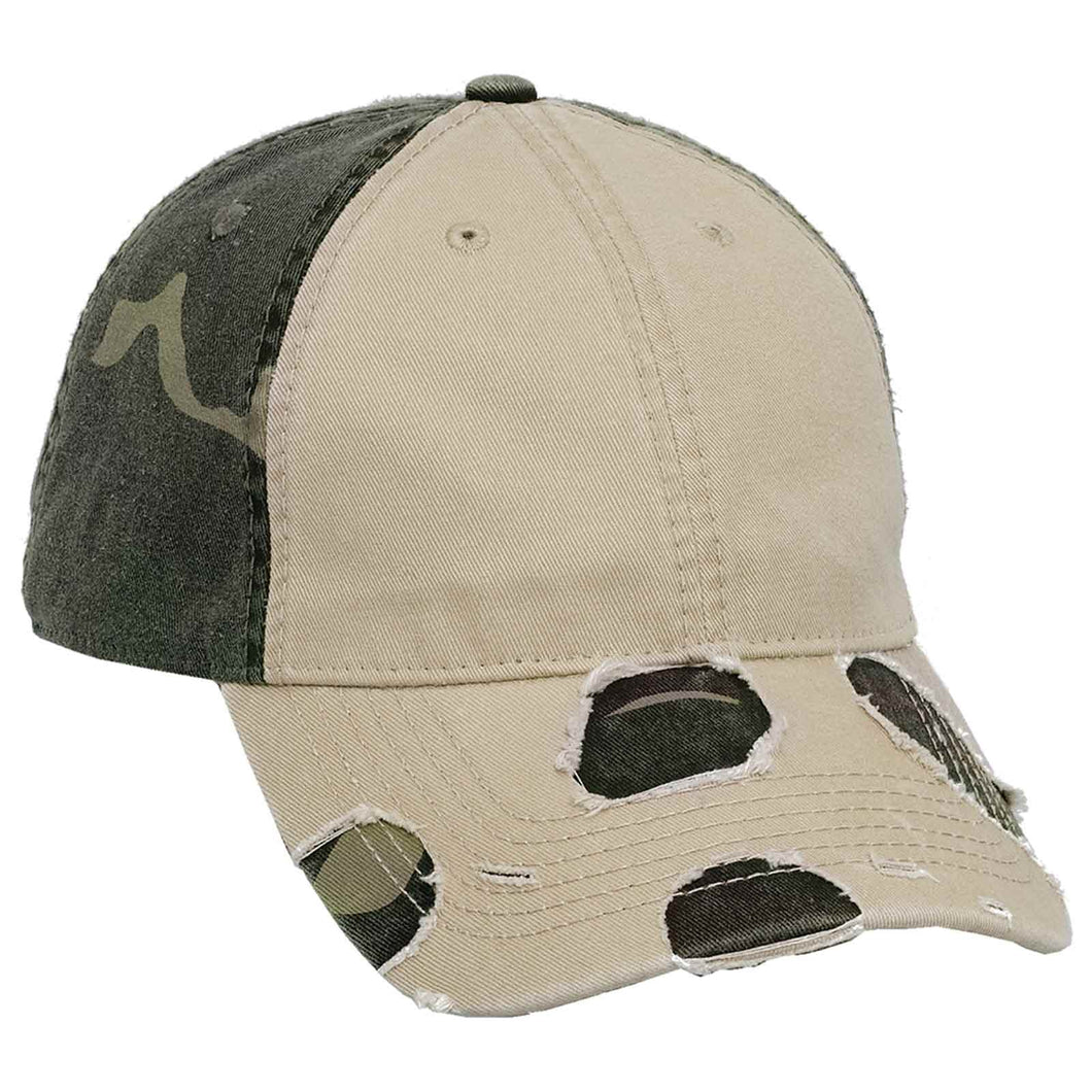 OTTO CAP Camouflage 6 Panel Low Profile Baseball Cap