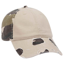 Load image into Gallery viewer, OTTO CAP Camouflage 6 Panel Low Profile Baseball Cap
