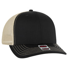 Load image into Gallery viewer, OTTO Cap 6 Panel Mid Profile Mesh Back Trucker Hat
