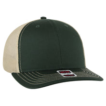 Load image into Gallery viewer, OTTO Cap 6 Panel Mid Profile Mesh Back Trucker Hat
