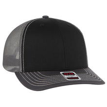 Load image into Gallery viewer, OTTO Cap 6 Panel Mid Profile Mesh Back Trucker Hat
