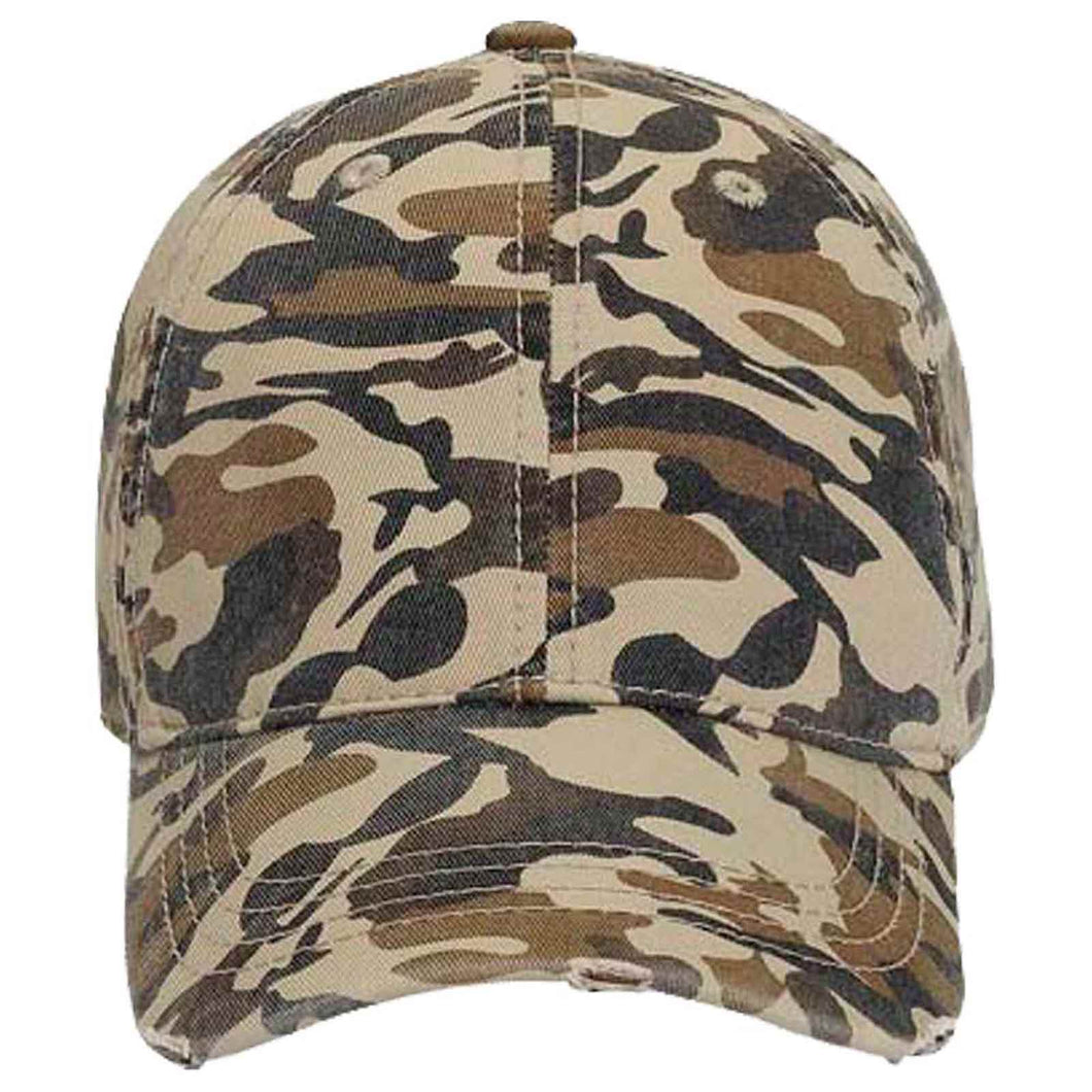 OTTO CAP Camouflage Youth 6 Panel Low Profile Baseball Cap