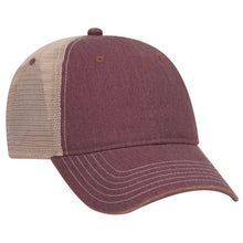 Load image into Gallery viewer, OTTO CAP 6 Panel Low Profile Soft Polyester Mesh Back Baseball Cap
