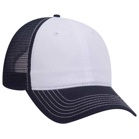 OTTO CAP 6 Panel Low Profile Mesh Back Trucker Dad Hat