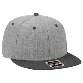 OTTO CAP "OTTO SNAP" 6 Panel Mid Profile Snapback Hat - iBlankCaps.com - Blank Hats & Caps Super Store