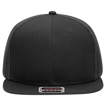 Load image into Gallery viewer, OTTO CAP &quot;OTTO SNAP&quot; 6 Panel Mid Profile Mesh Back Trucker Snapback Hat - iBlankCaps.com - Blank Hats &amp; Caps Super Store
