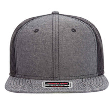 Load image into Gallery viewer, OTTO CAP &quot;OTTO SNAP&quot; 6 Panel Mid Profile Mesh Back Trucker Snapback Hat - iBlankCaps.com - Blank Hats &amp; Caps Super Store
