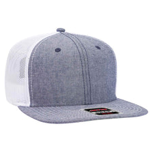 Load image into Gallery viewer, OTTO CAP &quot;OTTO SNAP&quot; 6 Panel Mid Profile Mesh Back Trucker Snapback Hat - iBlankCaps.com - Blank Hats &amp; Caps Super Store
