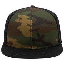 Load image into Gallery viewer, OTTO CAP &quot;OTTO SNAP&quot; Camouflage 6 Panel Mid Profile Mesh Back Trucker Snapback Hat - iBlankCaps.com - Blank Hats &amp; Caps Super Store
