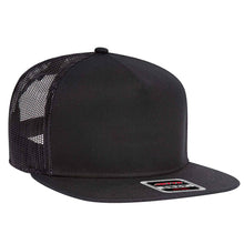 Load image into Gallery viewer, OTTO CAP &quot;OTTO SNAP&quot; 5 Panel Mid Profile Mesh Back Trucker Snapback Hat - iBlankCaps.com - Blank Hats &amp; Caps Super Store
