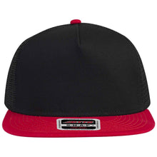 Load image into Gallery viewer, OTTO CAP &quot;OTTO SNAP&quot; 5 Panel Mid Profile Mesh Back Trucker Snapback Hat - iBlankCaps.com - Blank Hats &amp; Caps Super Store
