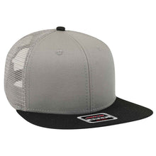 Load image into Gallery viewer, OTTO CAP &quot;OTTO SNAP&quot; 6 Panel Mid Profile Mesh Back Trucker Snapback Hat - iBlankCaps.com - Blank Hats &amp; Caps Super Store
