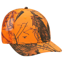 Load image into Gallery viewer, OTTO CAP Mossy Oak Camouflage Superior Polyester Twill 6 Panel Low Profile Mesh Back Baseball Cap
