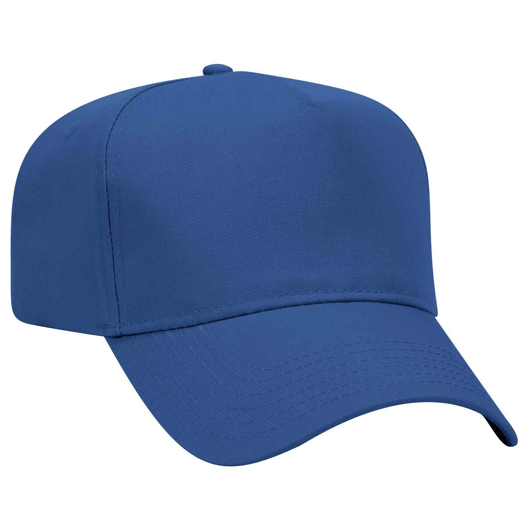 OTTO CAP 5 Panel Mid Profile Baseball Cap - iBlankCaps.com - Blank Hats & Caps Super Store