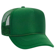 Load image into Gallery viewer, OTTO CAP Youth 5 Panel High Crown Mesh Back Trucker Hat

