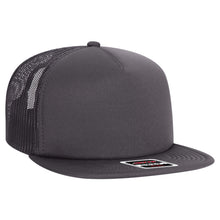 Load image into Gallery viewer, OTTO CAP &quot;OTTO SNAP&quot; 5 Panel Mid Profile Mesh Back Trucker Snapback Hat - iBlankCaps.com - Blank Hats &amp; Caps Super Store
