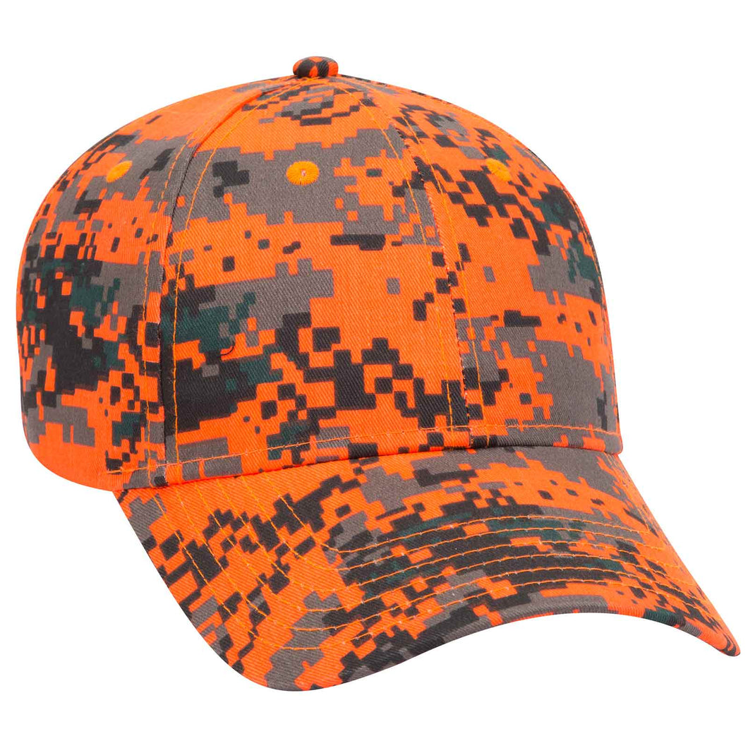 OTTO CAP Digital Camouflage 6 Panel Low Profile Baseball Cap