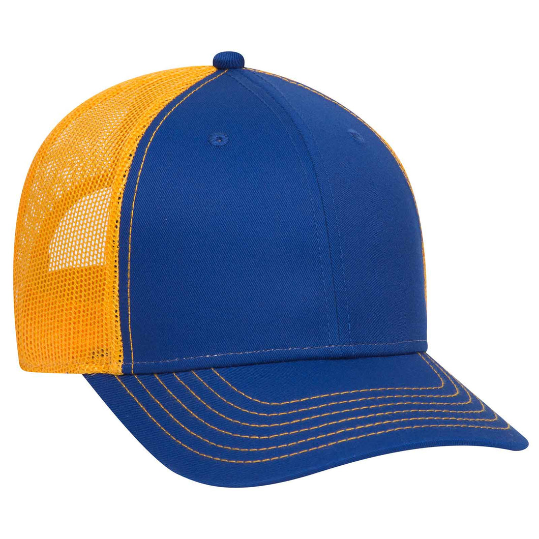 OTTO CAP 6 Panel Low Profile Mesh Back Trucker Hat