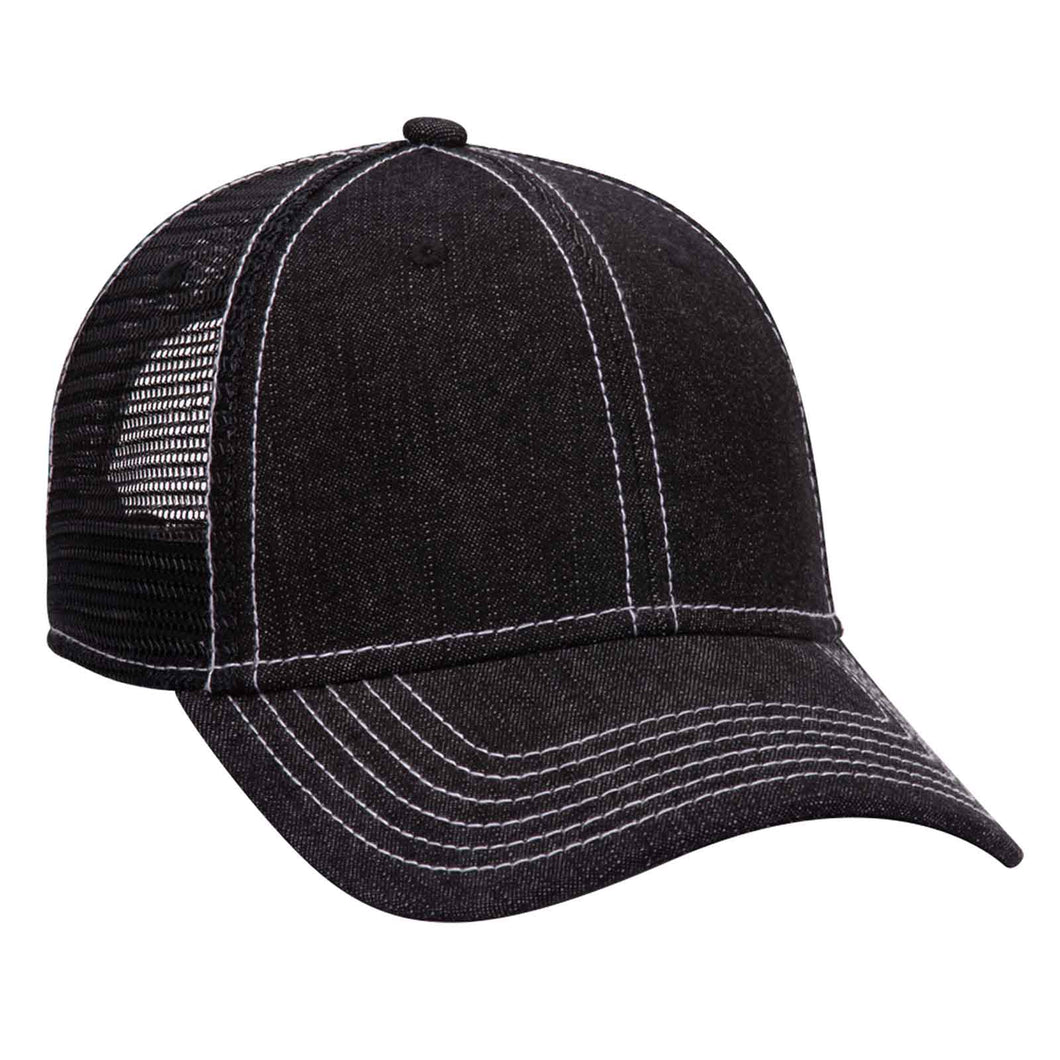 OTTO CAP 6 Panel Low Profile Mesh Back Trucker Hat