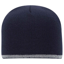 Load image into Gallery viewer, OTTO CAP 9&quot; Classic Knit Beanie w/ Reflective Stripe
