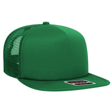 Load image into Gallery viewer, OTTO CAP &quot;OTTO SNAP&quot; 5 Panel Mid Profile Mesh Back Trucker Snapback Hat - iBlankCaps.com - Blank Hats &amp; Caps Super Store
